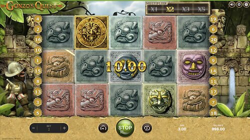 Gonzo's Quest slot by NetEnt