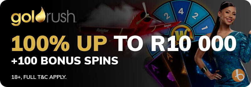 Goldrush casino welcome bonus