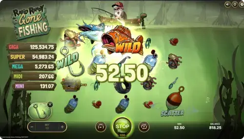 Rabid Randy Gone Fishing slot