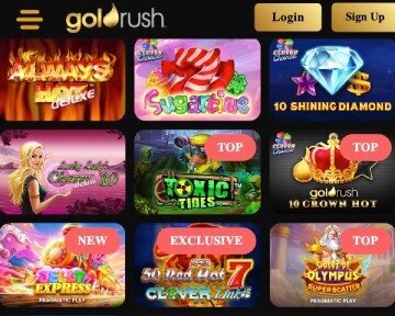 Goldrush casino games