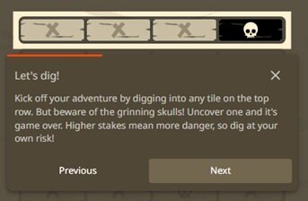 World Sports Betting Archeo crash game tutorial showing step-by-step digging instructions