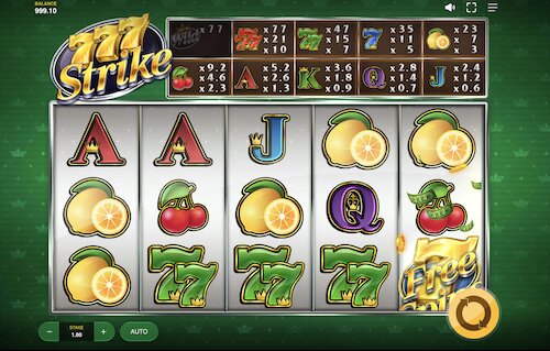 777 Strike slot by Red Tiger
