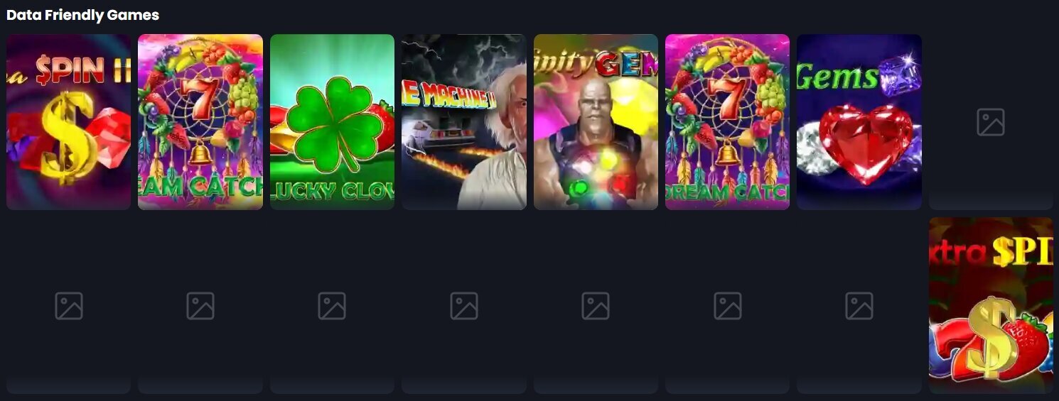 easybet casino data friendly games not loading properly