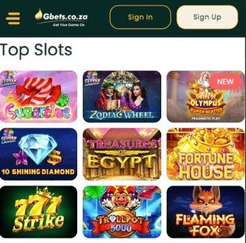 Gbets casino games