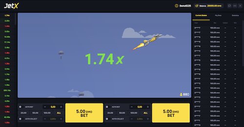JetX crash game by SmartSoft