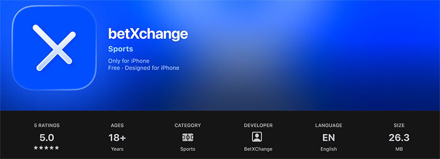 BetXchange iOS app